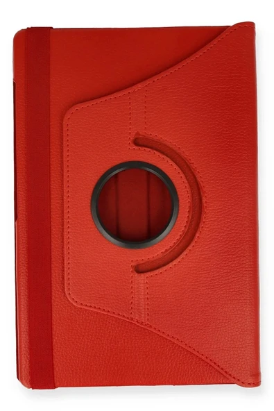 Litae Trend BFS Samsung Galaxy P610 Tab S6 Lite 10.4 Kılıf 360 Tablet Deri Kılıf - Kırmızı - Resim 2