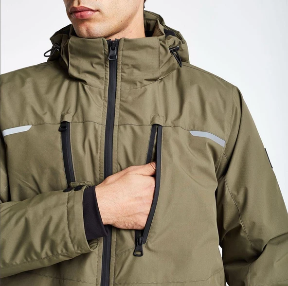 Lescon 25K-1052 ERKEK SU GEÇİRMEZ KABAN - Resim 5