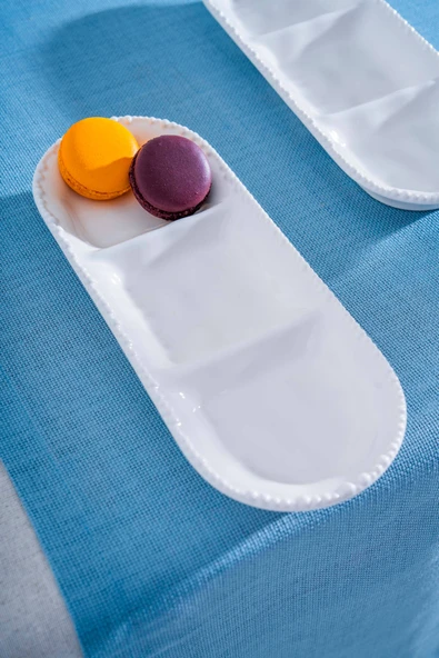 Acar Milano 3 Bölmeli Kayık Tabak - 26 cm - Resim 2