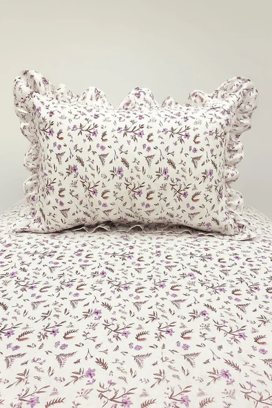 FIRFIRLI YASTIKLI LASTİKSİZ ÇARŞAF SETİ - 2