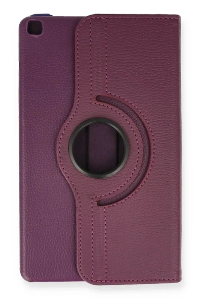 Litae Trend BFS Samsung Galaxy T290 Tab A 8 Kılıf 360 Tablet Deri Kılıf - Mürdüm - Resim 2