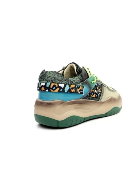 Guja 25K328 Kadın Renkli Kalın Taban Sneaker Ayakkabı - 6