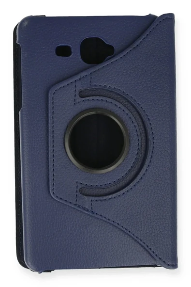 Litae Trend BFS Samsung Galaxy T280 Tab A 7 Kılıf 360 Tablet Deri Kılıf - Lacivert - Resim 2