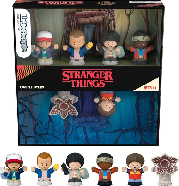 Little People Collector Stranger Things Castle Byers 6 Adet Figür Özel Seri Seti