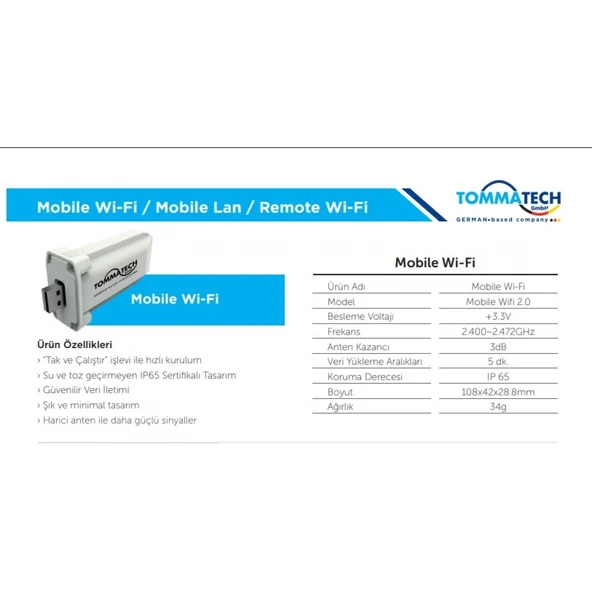 TommaTech Mobile Wi-Fi 2.0 - Resim 2