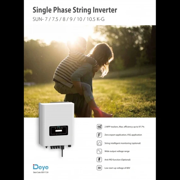 Deye 10kW Monofaz On-Grid İnverter - Resim 4
