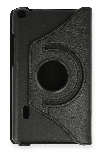 Litae Trend BFS Huawei MediaPad T3 7 Kılıf 360 Tablet Deri Kılıf - Siyah - Resim 2