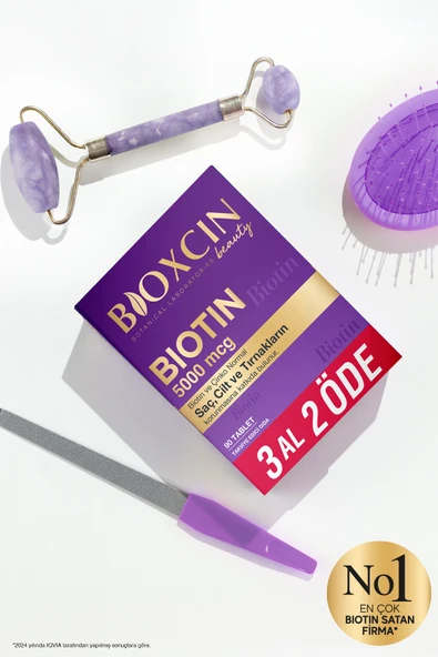 Bioxcin Biotin 5000 Mcg 90 Tablet - Resim 3