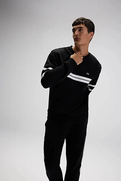 Ellesse Erkek Sweatshirt EM618-BK - Resim 3