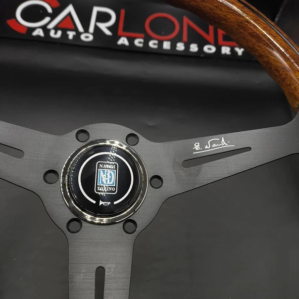 Nardi Ahşap Direksiyon 35cm-Siyah Mat Gövde-Ojinal 1. Sınıf Premium Direksiyon - Resim 4