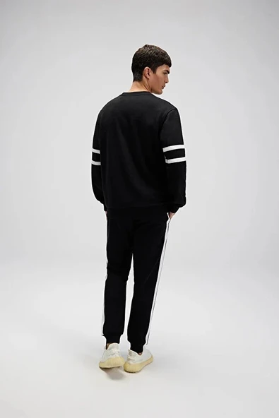 Ellesse Erkek Sweatshirt EM618-BK - Resim 4