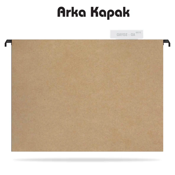 Tunakart ASD2003 Plastik Çubuklu Askılı Telli Dosya - 3