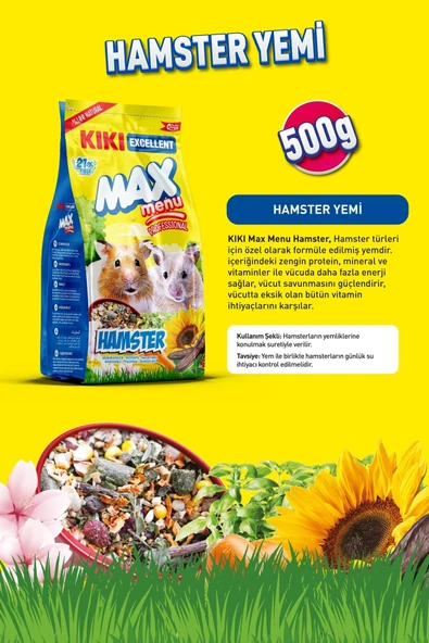 Kemirgen Max Menu Hamster Yemi 500 Gr. Kg305 - 2