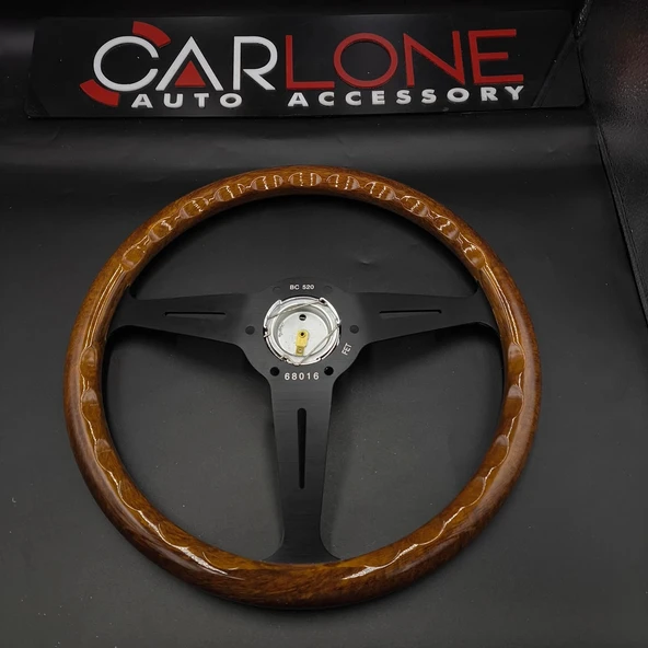 Nardi Ahşap Direksiyon 35cm-Siyah Mat Gövde-Ojinal 1. Sınıf Premium Direksiyon - Resim 5