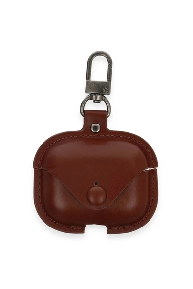 Litae Trend BFS Airpods Pro 2 (2.nesil) Çanta Deri Kılıf - Kahverengi