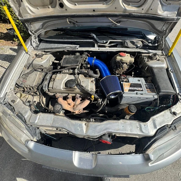 Peugeot 106 Quicksiler Krom Borulu Spor Açık Hava Filtre Seti -Boru Çapı 7,6cm-Uzunluk 23cm ürün görseli