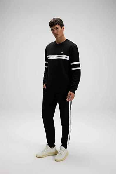 Ellesse Erkek Sweatshirt EM618-BK - Resim 6