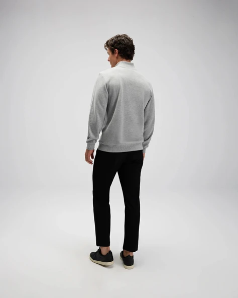 Ellesse Erkek Sweatshirt EM603-GR - Resim 4