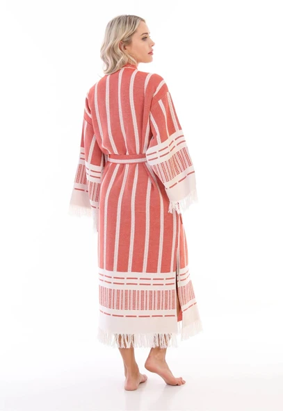 Astrea %100 Pamuk Peştemal Bornoz - 2
