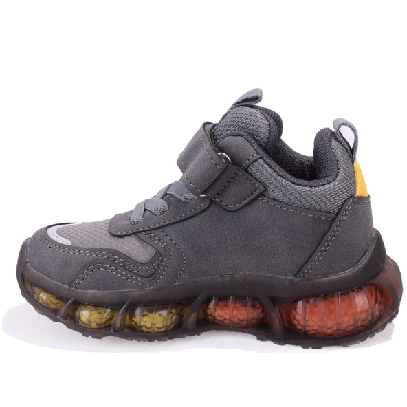 Vicco Willow 946P23K380 Füme Ortopedik Günlük Işıklı Erkek Çocuk Spor Bot - Resim 3