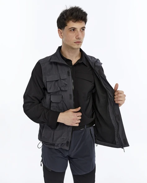 Champp Ranger Çok Cepli Outdoor Erkek Yelek CMP2503 - Resim 3