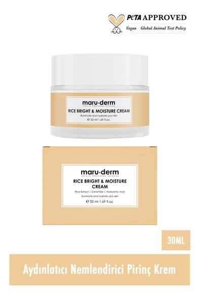 Maruderm Pirinç Özlü Aydınlatıcı & Nemlendirici Krem 50 ML - 2