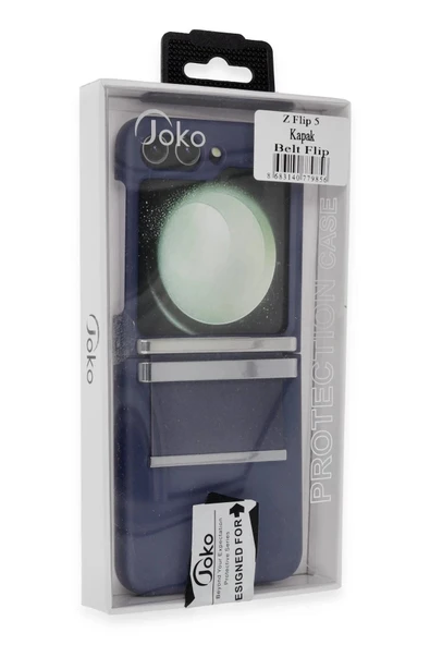 Litae Trend BFS Samsung Galaxy Z Flip 6 Kılıf Belt Flip Kapak - Siyah - Resim 3