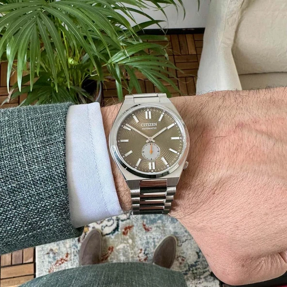 Citizen Tsuyosa Small Second NK5010-51X Erkek Kol Saati - Resim 5