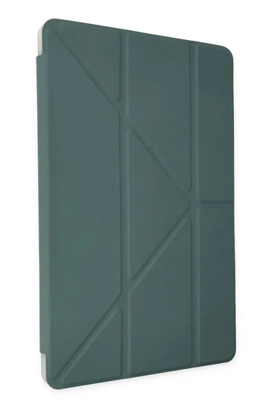 Litae Trend BFS Xiaomi Redmi Pad SE Kılıf Kalemlikli Mars Tablet Kılıfı - Koyu Yeşil - Resim 2