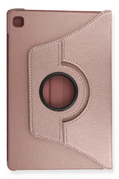 Litae Trend BFS Samsung Galaxy Tab A7 10.4 Kılıf 360 Tablet Deri Kılıf - Rose Gold - Resim 2