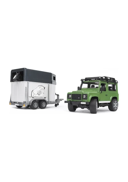 Bruder Land Rover Arazi Aracı & At Nakil Aracı 02592 Lisanslı Ürün - Resim 2