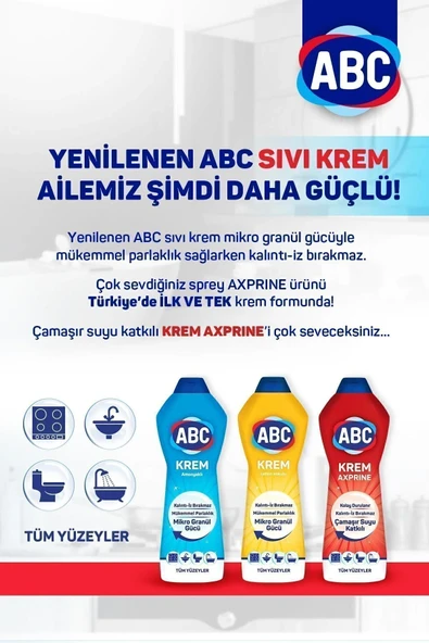 ABC Sıvı Krem Karma Paket 750 ml ürün görseli