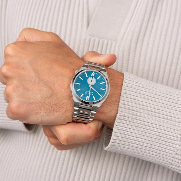 Citizen Tsuyosa Small Second NK5010-51L Erkek Kol Saati - Resim 5