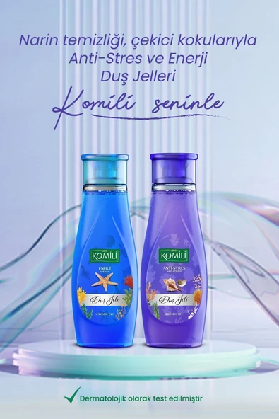 Komili Anti-Stres & Enerji Avantajlı Duş Jeli Set - 4 X 500 ML - Resim 3