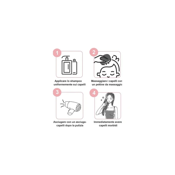 Mucit Home Duş Tarağı Yumuşak Silikon Saç Yıkama Saç Derisi Masaj Tarağı - Resim 4