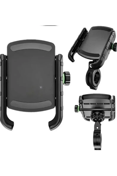 Bst3 Motosiklet Gidon Ve Ayna Bağlantılı Motor Ve Bisiklet Uyumlu Telefon Tutucu - Resim 3