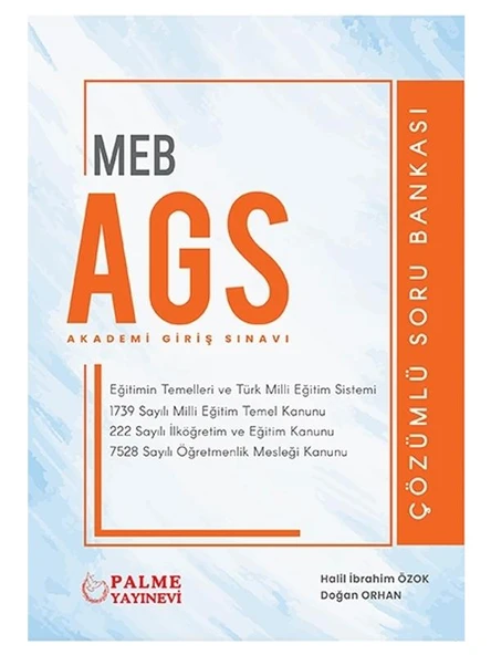 MEB AGS EĞİTİM TEMELLERİ VE TÜRK MİLLİ EĞİTİM SİSTEMİ (PALME) ürün görseli