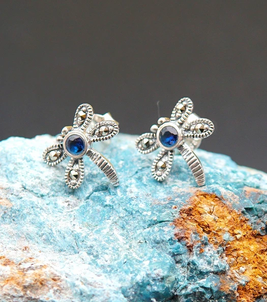 925 Ayar Gümüş Çocuk Küpesi skü00030 ürün görseli 1