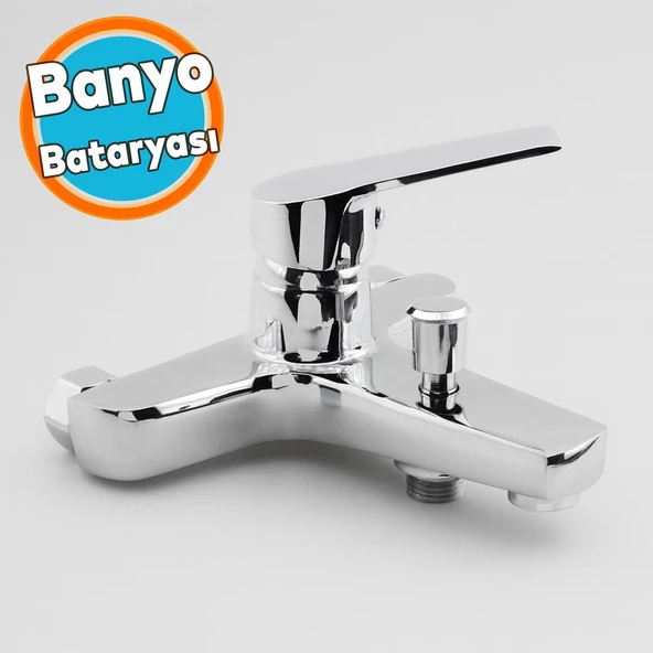 Banyo Bataryası Duvar Tipli Lavabo Mutfak Duş Musluğu Lüks Batarya Sıcak Soğuk Çift Su Girişli ürün görseli