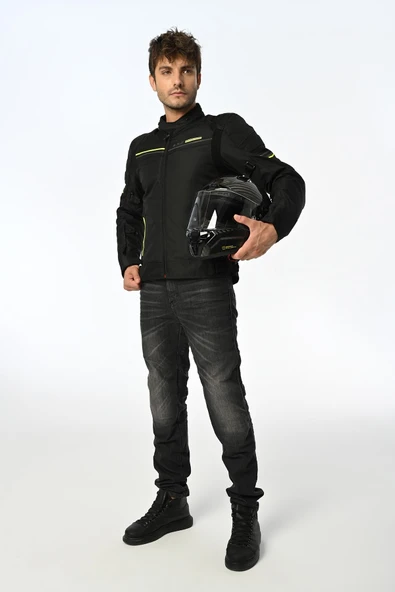 LS2 SHADOW MONT SİYAH-SARI - 7