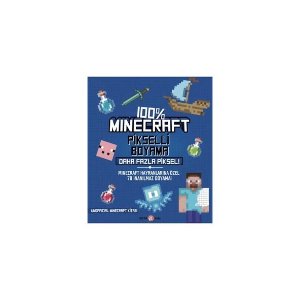 %100 Minecraft Pikselli Boyamalar Daha Fazla Piksel ürün görseli 1