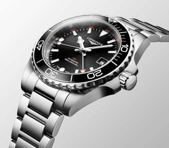 Longines HydroConquest 41 GMT L37904566 Erkek Kol Saati L3.790.4.56.6 - Resim 4