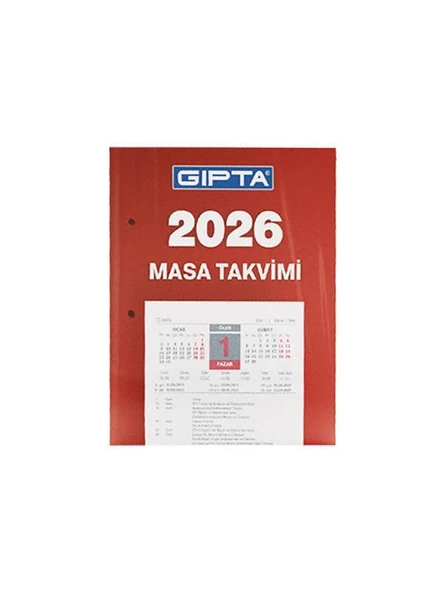 Gıpta 2026 Günlük Ajanda Masa Sümeni Masa Takvim Set-1 - Resim 5