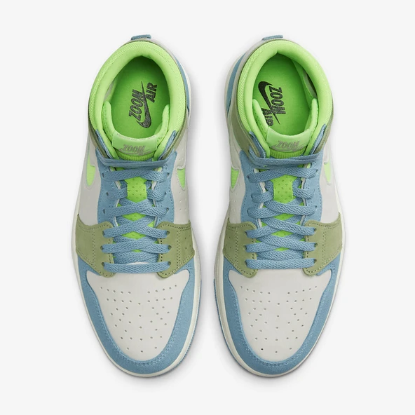 Air Jordan 1 Zoom CMFT 2 "Elektro Yeşil"  DV1305-433 - Resim 8