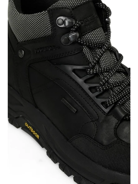 DOCKERS 237216 4PR SİYAH HAKİKİ DERİ SUYA DAYANIKLI WATERESİSTANT BOT - Resim 7