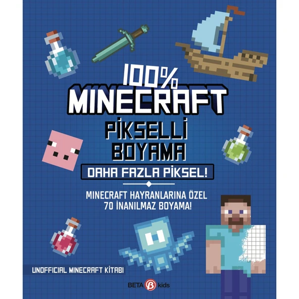 %100 Minecraft Pikselli Boyamalar Daha Fazla Piksel - Resim 2