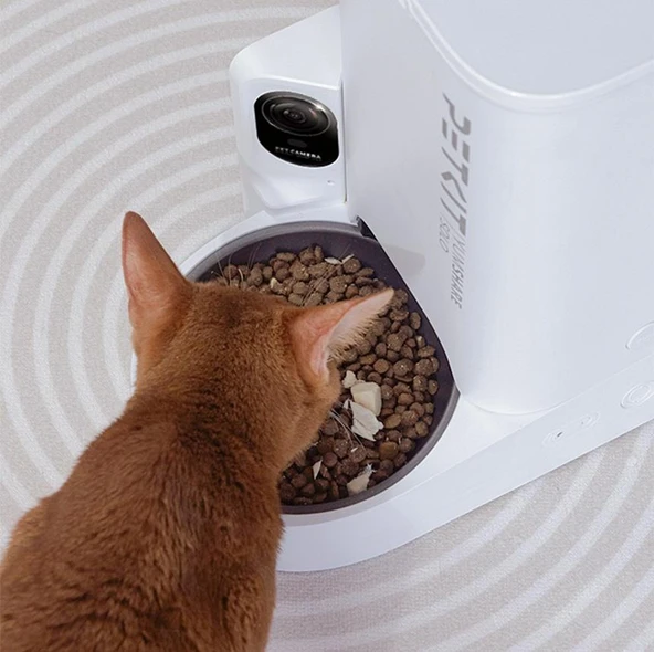 Petkit Yumshare Solo Kameralı Akıllı Mama Kabı Beyaz - Resim 2