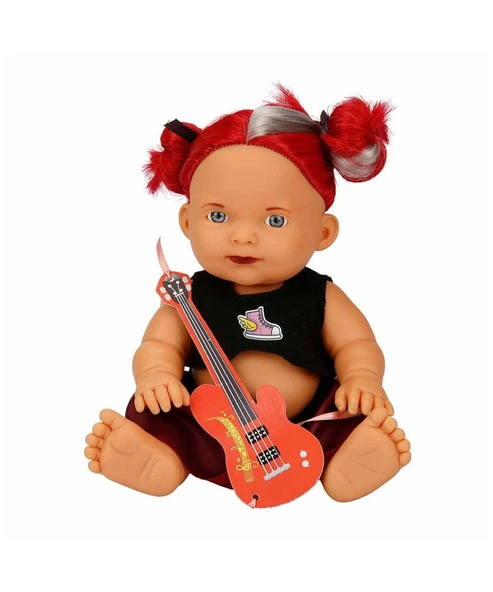 Punk Nil Bebek 23 cm 23495 Kırmızı İki Kulak Saçlı ürün görseli 1