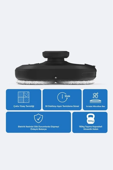 Şımart Teknoloji Akıllı Cam Silme Robotu - Resim 2