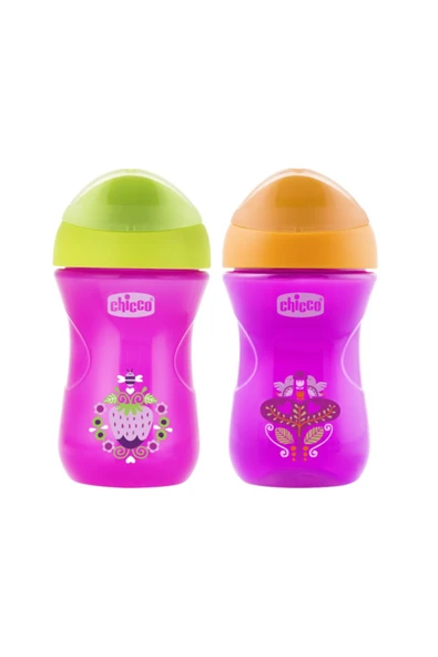 Chicco Easy Ileri Seviye Bardak 266 Ml 12 Ay Pembe ürün görseli 1